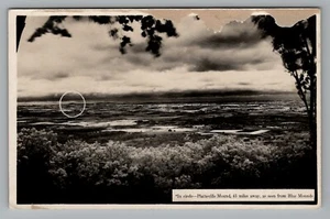 Montículo Platteville RPPC visto desde Blue Mounds WI sostiene la ladera más grande del mundo M - Imagen 1 de 2