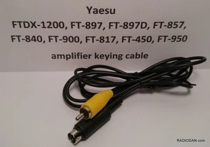 Cable de tecla amplificador Yaesu FT-857 FT-897D FT-818 FT-450 FT950 FT-840 LEE ANUNCIO! - Imagen 1 de 3