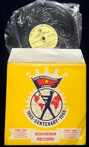 The Salvation Army Centenary 1965 Rare 7" 33rpm Souvenir flexi disc Sonopresse - Picture 1 of 2