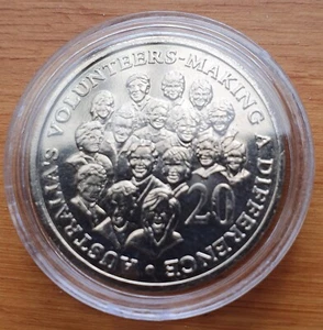 1 only 20c Australian 2003 Volunteers Unc very hard to find - Picture 1 of 4