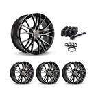 Wheel Rims Set with Black Lug Nuts Kit for 04-10 BMW X3 P840755 18 inch
