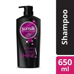 IMPRESIONANTE CHAMPÚ DE BRILLO NEGRO SUNSILK PARA CABELLO SANO CON ENVÍO GRATUITO - 650 ML - Imagen 1 de 1