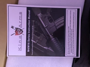 king arms airsoft , M4 A1 Electric Airsoft Rifle Basically New Fielded Once - Picture 1 of 12