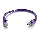 C2G 4ft (1.2m) Cat5e Snagless (UTP) Ethernet Network Patch Cable - Purple - Image 1 of 1