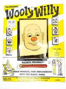 THE ORIGINAL WOOLY WILLY - VINTAGE TOY MAGNETIC PERSONALITY 1974 U.S.A. MADE! - Picture 1 of 4