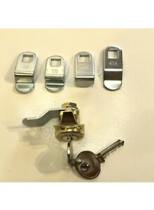 Mailbox Replacement Lock ~ 5 Cam Style ~ 2 Keys ~ Brass Finish ~ S-4634C