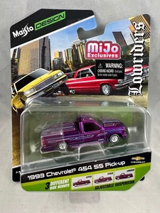 Maisto MiJo Exclusive 1993 Chevrolet 454 SS Pickup Purple Lowrider 15494-23C - Picture 1 of 1