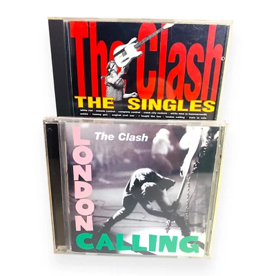 The Clash (2x CD Bundle / Lot ) London Calling & The Singles ( Bankrobber etc ) - Image 1 of 4