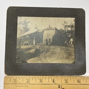 Tessera antica c1890s Quebec Canada per armadietto da campeggio boscaiolo per legname - Foto 1 di 6