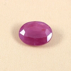 AAA Quality Natural Mozambique CERTIFIED Ruby Loose Oval Gemstone Cut 4.00 CT - Picture 1 of 6