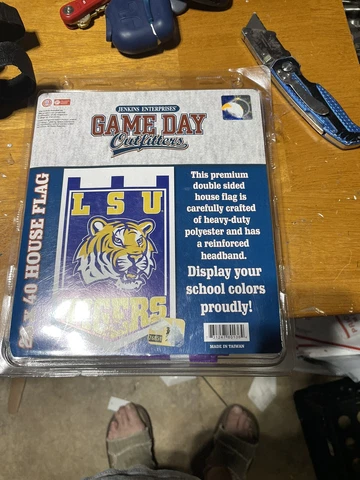 LSU Tigers House Flag-28x40 by Game Day-New Cover