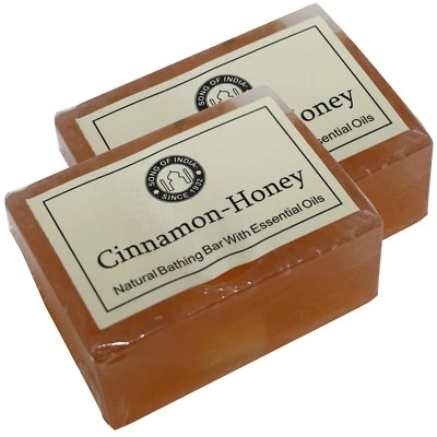 Zimt Honig Seife  Naturseife 2x125g  Duftseife Glycerinseife soap  Song of India - Bild 1 von 2