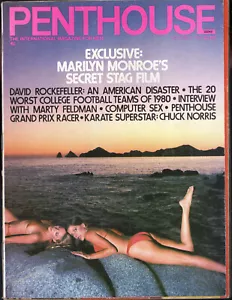 PENTHOUSE October 1980-Marily Monroe Film, Marty Feldman Intvw, Chuck Norris - Picture 1 of 2
