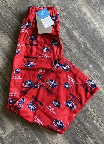Columbus Blue Jackets NHL Youth Large (14/16) Pajama Lounge Pants Cover