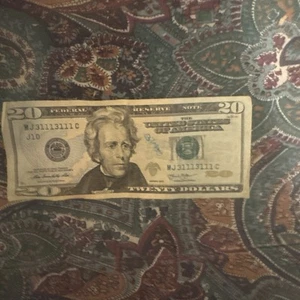 fancy serial number 20 dollar bill - Picture 1 of 4