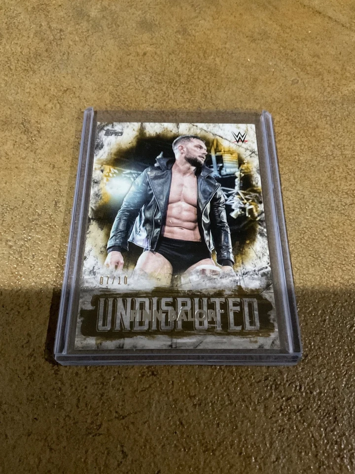 2018 Topps WWE Undisputed Rare Gold Parallel Serial #7/10 Finn Balor - Image 1 of 2