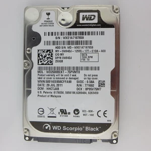 2,5" 250 GB SATA Hard disk HDD disco WD2500BEKT - Foto 1 di 3