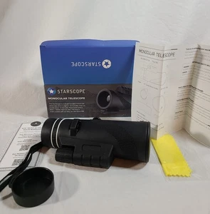 STARSCOPE Monocular Telescope – 10x Adjustable Magnification– Compact Zoom Scope - Picture 1 of 10