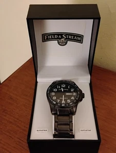 RELOJ FIELD & STREAM 3 CATM ACERO INOXIDABLE RESISTENTE AL AGUA NUEVO EN CAJA - Imagen 1 de 4