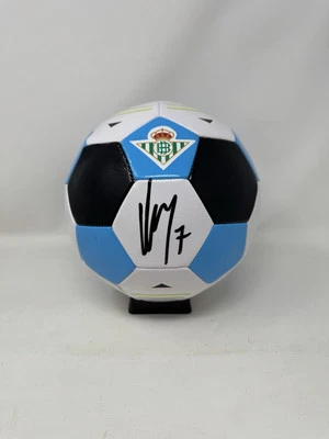 JUANMI SIGNED AUTOGRAPH FUTBOL SOCCER REAL BETIS JUAN MIGUEL JIMENEZ LOPEZ PSA - Image 1 of 4