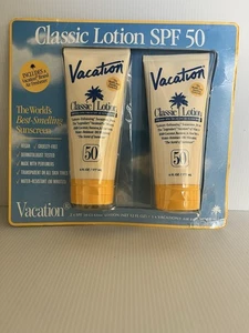 Vacation Classic Lotion SPF50 Broad Spectrum Sunscreen, 6ozx2, Water Resistant - Picture 1 of 2