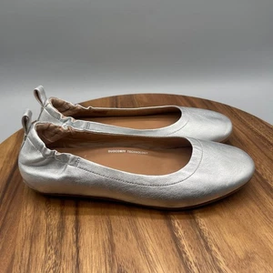 Ballerine Fitflop donna taglia 9 argento metallizzato Allegro pelle morbida comode - Foto 1 di 8