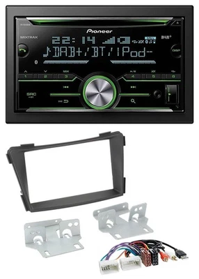 Pioneer Bluetooth MP3 DAB 2DIN USB CD Autoradio für Hyundai i40 ab 2011 VF schwa - Bild 1 von 4