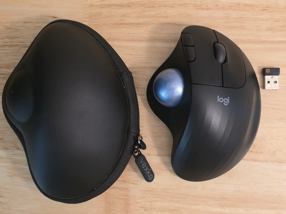 Logitech ERGO M575 (910-005869) Wireless Trackball Mouse - Black - Image 1 of 1