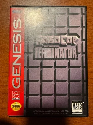 Robocop vs. The Terminator Complete Sega Genesis includes Case and Manual - Image 1 of 3