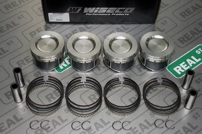 Wiseco Forged Pistons Volvo 740 940 2.3 8V B230ET B230FT B230GT 97mm -14cc 8.0:1 - Image 1 of 4
