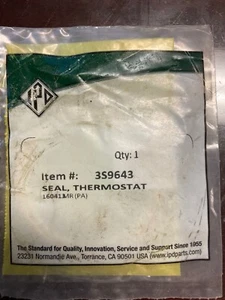 3S9643 GENUINE IPD CAT LIP TYPE SEAL THERMOSTAT 3S-9643 NEW - Picture 1 of 3