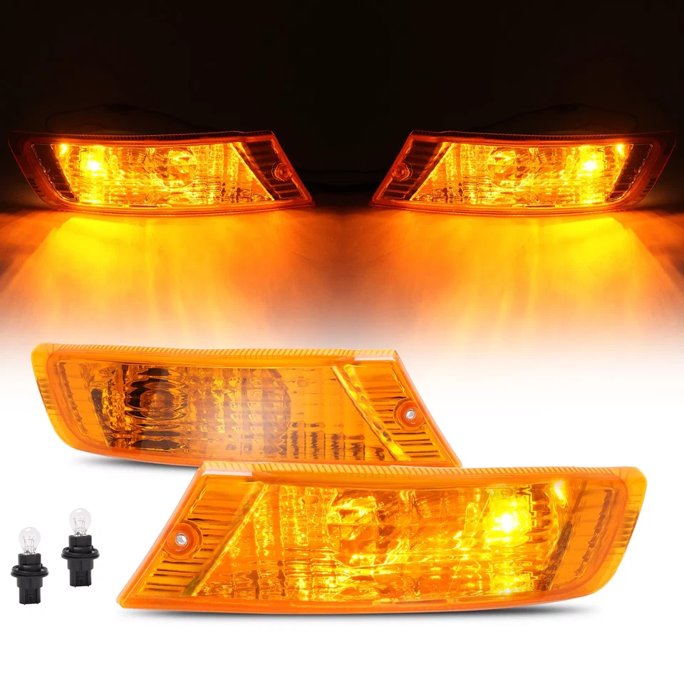 For Jeep Liberty 2005-2007 Turn Signal Lights w/Bulbs Front Left and Right Side - Изображение 1 из 4