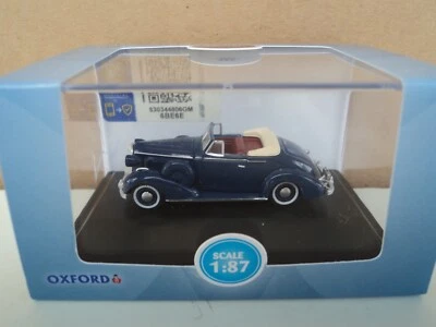 OXFORD 1936 BUICK СПЕЦИАЛЬНЫЙ КАБРИОЛЕТ СИНИЙ 1/87 HO - Изображение 1 из 4