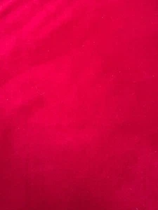 Red, Velvet Fabric, 0.75M, £15 Per Metre - Picture 1 of 4
