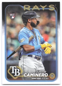 Serie Actualización Topps 2024 Debut Novato Junior Caminero - Imagen 1 de 2