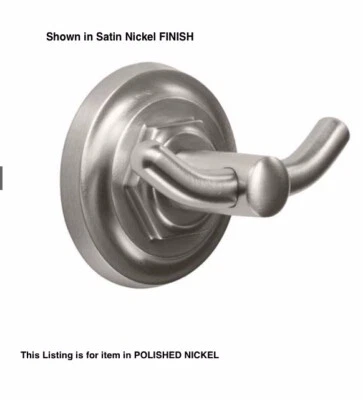 Grifos California - 30K-DRH-PN - Gancho doble bata - Moleteado - NÍQUEL PULIDO Foto 1 de 2