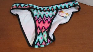 ARDENE SWIM~Traje de baño BIKINI AZTECA MULTICOLOR PARTE INFERIOR TRAJE DE BAÑO~Mujer mediano~NUEVO CON ETIQUETAS - Imagen 1 de 4