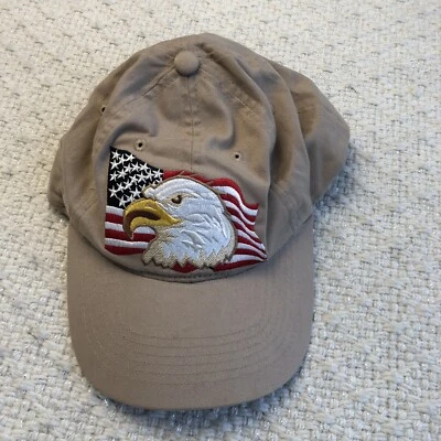Gorra de béisbol ajustable American Eagle Flag USA marca Cherokee con tirantes Foto 1 de 4