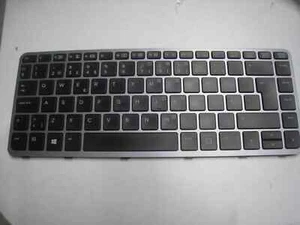 Used Genuine HP EliteBook Folio 1040 G1 G2 SWE FINN Keyboard Backlit 739563-B71 - Picture 1 of 2