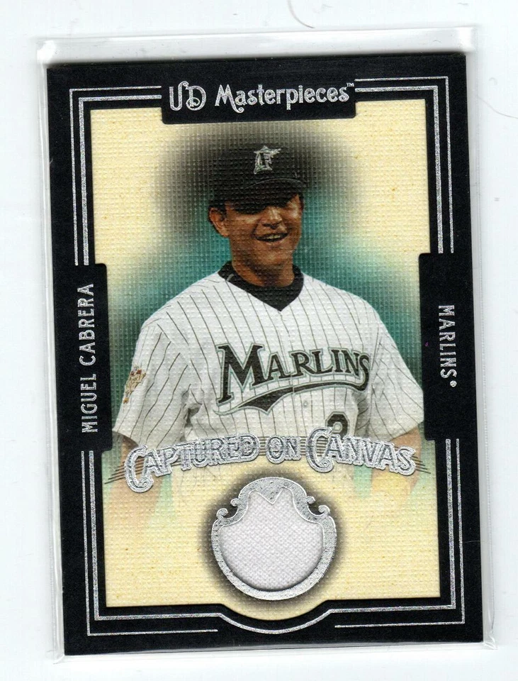 2007 UD Masterpieces Captured on Canvas #MC Miguel Cabrera (ref 152498) - Image 1 of 1