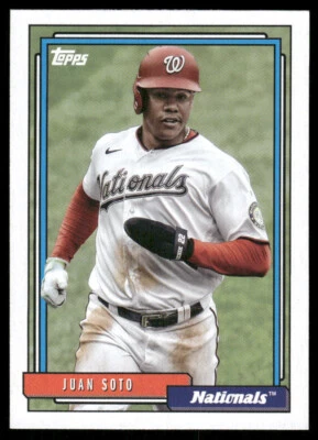 2021 Topps Update Series - 1992 Topps Redux #T92-49 Juan Soto - Image 1 of 2