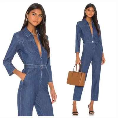 A.P.C. Mono Combi Truck en índigo para mujer 36 FR/S EE. UU. Foto 1 de 4