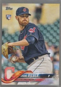 2018 Topps Update #US198: Shane Bieber(RC) - Picture 1 of 1