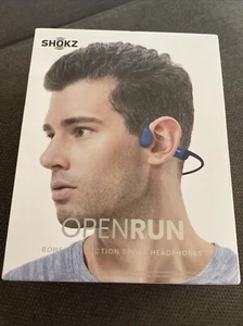 Shokz OpenRun Bluetooth Over the Ear Headphones - Blue S803 - Picture 1 of 8