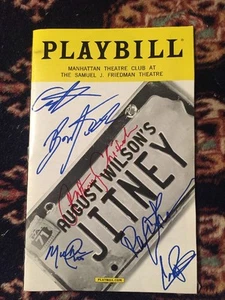 Jitney (2017 Tony Award Winner-Best Revival Play) Cast Signed Playbill - Picture 1 of 4