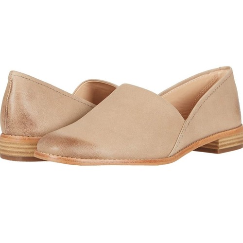 Mocassini Clarks nuovi in pura pelle sabbia facile taglia 11M
