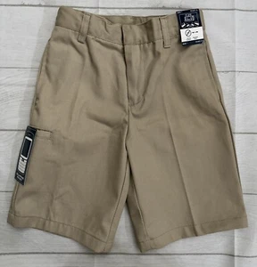 Class Ahead School Uniform Beige/Tan Boys Shorts Size 7 Waist 23 NWT - Picture 1 of 11