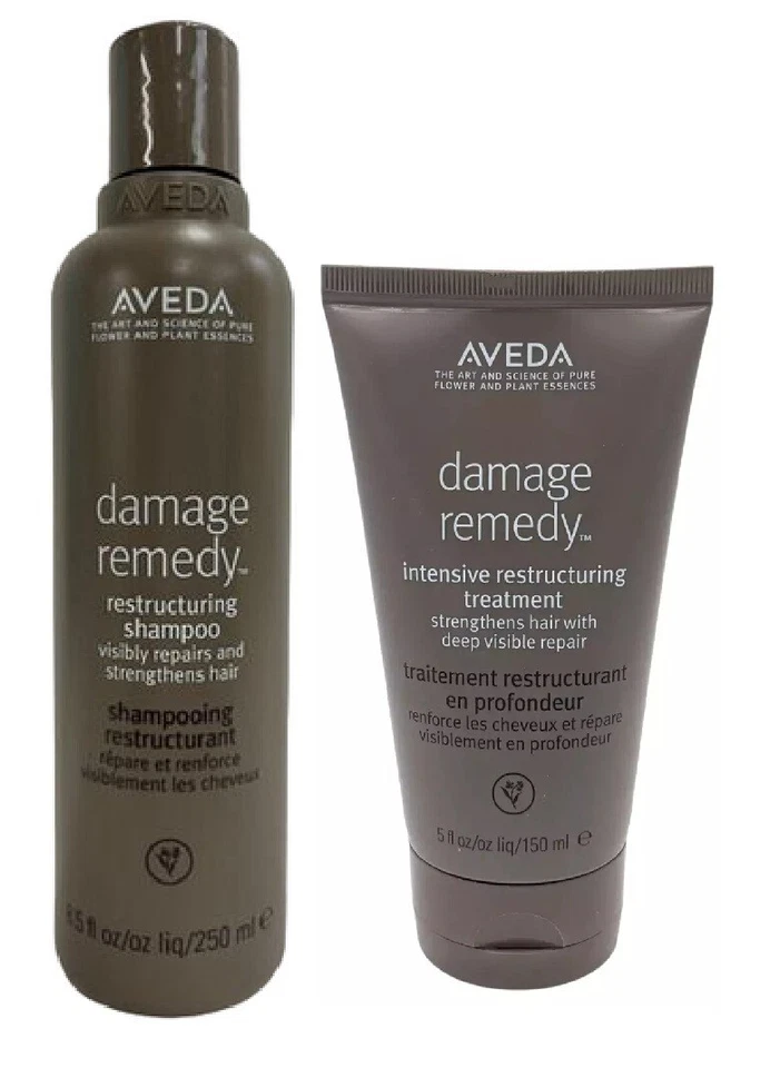 2 PC Aveda Damage Remedy Restructuiring Shampoo & Intensive Treatment Full Size - Image 1 of 1