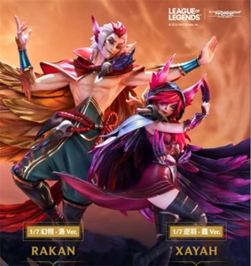 1/7 LoL League of Legends Rakan Xayah Statue Figure Model Gift Original Boxed - Picture 1 of 14