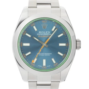 ROLEX Milgauss 116400GV Z-Blue Warranty 2015 Box/Paper M number - Picture 1 of 24